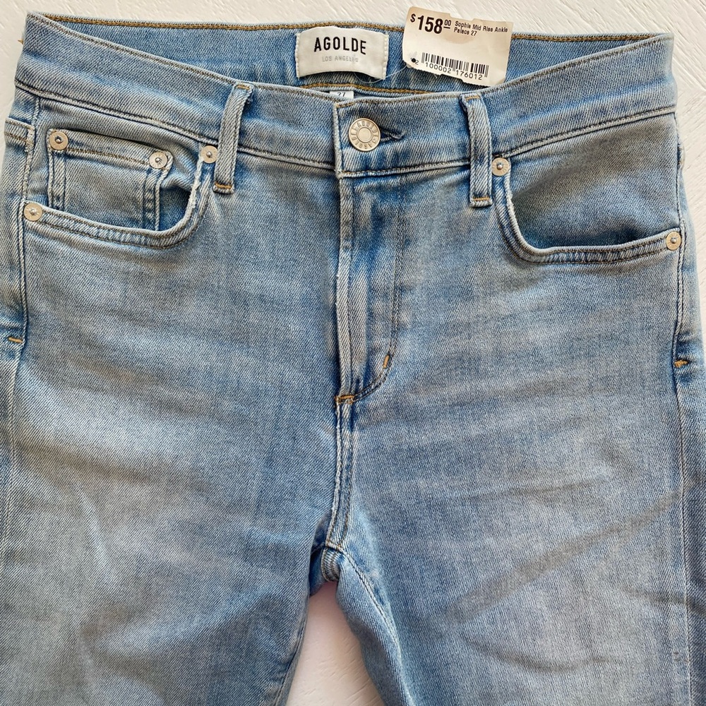AGOLDE Sophie mid rise ankle jean Palace 27